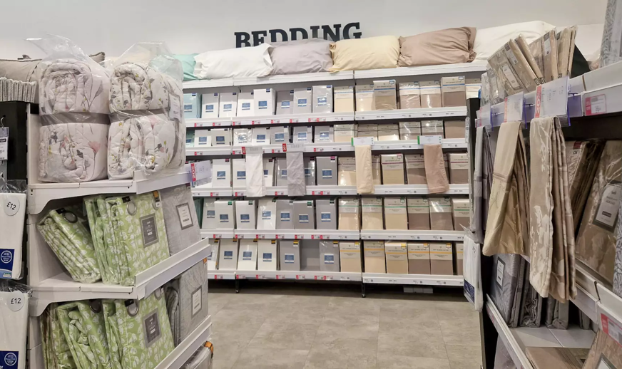 dunelm bedding section